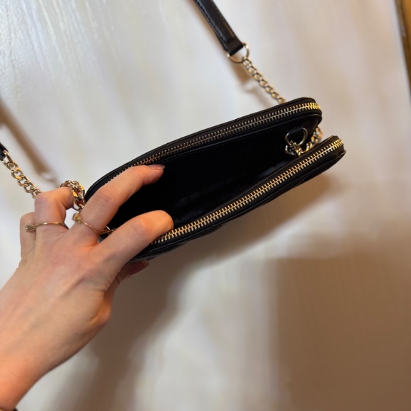 DKNY Quilted Black Leather Crossbody - Picture 2 of 6